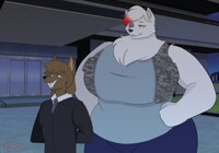 Cieser and veska out for a walk by CommanderThings