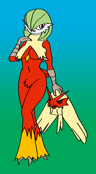 Gardevoir As Blaziken Anthro By Thesuitkeeper89 Fur Affinity Dot Net