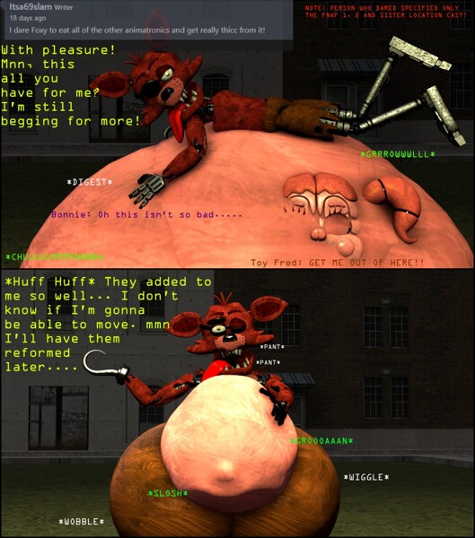 Withered Foxy Vore by OutOfOrderAnimate -- Fur Affinity [dot] net