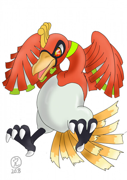 Ho-Oh Gacha by Carmabelladopts -- Fur Affinity [dot] net