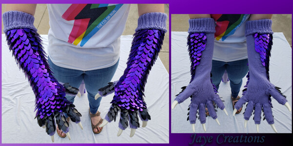 Scale mail store gauntlets with claws