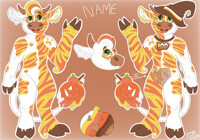 Candy Corn Cow Auction