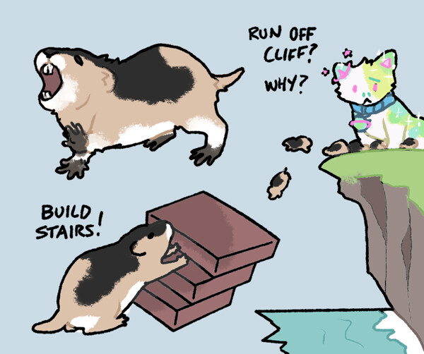 Lemmings Do Not Explode Or Throw Themselves Off Cliffs