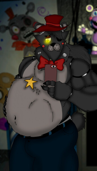 shhh, it will be over soon- fnaf 6 lefty furry by blanktubed -- Fur  Affinity [dot] net