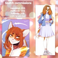 SKETCH COMMISSIONS OPEN
