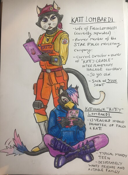 Katt Monroe (Star Fox Command) fanart