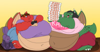 Fatty Dragon Friends