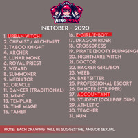 Inktober Commission Slots