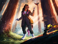 Somewhere in the forest (YCH)