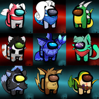 Among Us Emotes by privatemumbles -- Fur Affinity [dot] net