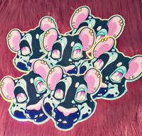 Neon Drinks Holo Sticker