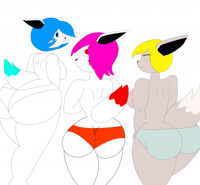 Just Eevee Asses