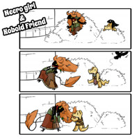 Necro Girl and Kobold Friend - 100