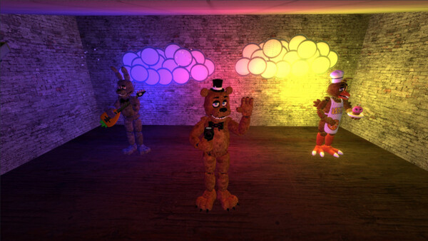 fnaf 1 steam cover art by rainbow-slushy -- Fur Affinity [dot] net