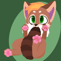 Nibbling on fluff