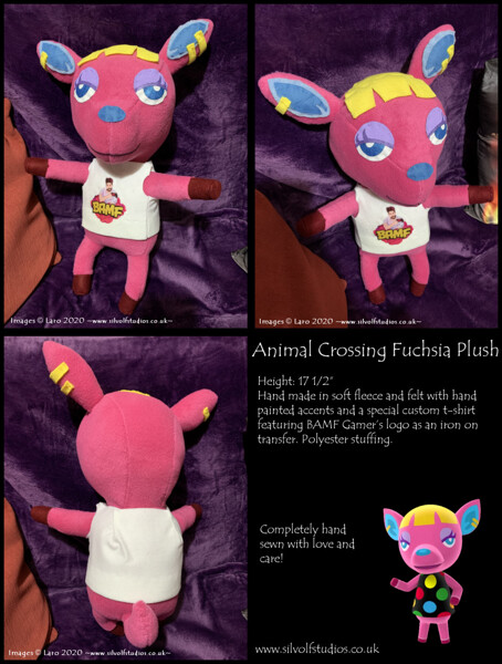 Fuffi Shizue Animal Crossing Plush Plush Gadget!!! 20 cm h- Helia