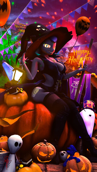 H is for Halloween by Embersune -- Fur Affinity [dot] net