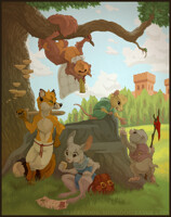 'Round the Abbey Wall