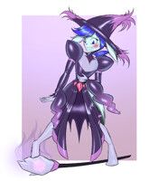 Nick in Mismagius Dress