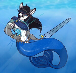 c) (MerMay) 'Part of my World' by Masterofwolves99 -- Fur Affinity [dot] net