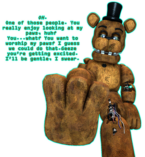 Withered Freddy showing the goods by 3nz0 -- Fur Affinity [dot] net