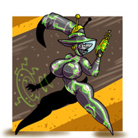 Witchtober 14 Space witch