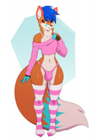 Fox in stockings