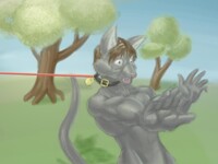 Conbadge #3 - Amran (Dark holds my leash)