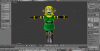 3D Modeling/Animation - Mika May in Blender 2.7..