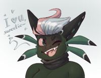 He loves you|.
