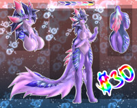 Blue-Lavender Mizutsune Adopt $30 CLOSED