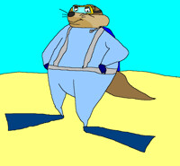 Dean Wilson in scuba gear