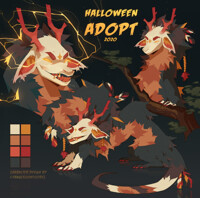 HALLOWEEN DRAGON ADOPT - AUCTION