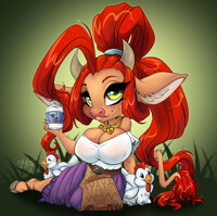 Commission - Onox/Grimm - Brittany cosplayed as Malon