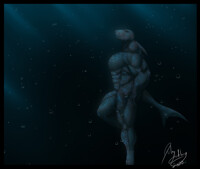 Shark in the great blue