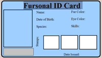 Fursonal ID Card (With Stamps)