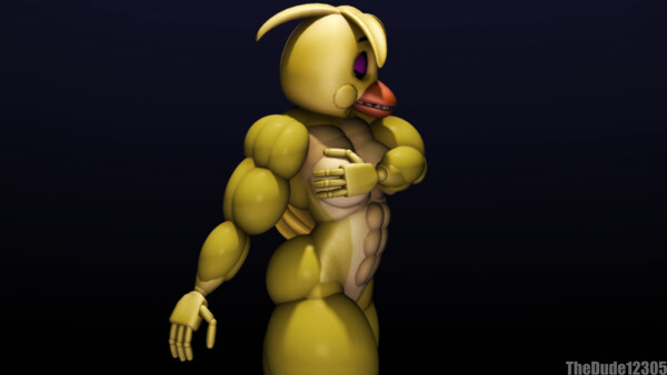 Withered Chica [FNAF] by -Lighth0use- -- Fur Affinity [dot] net