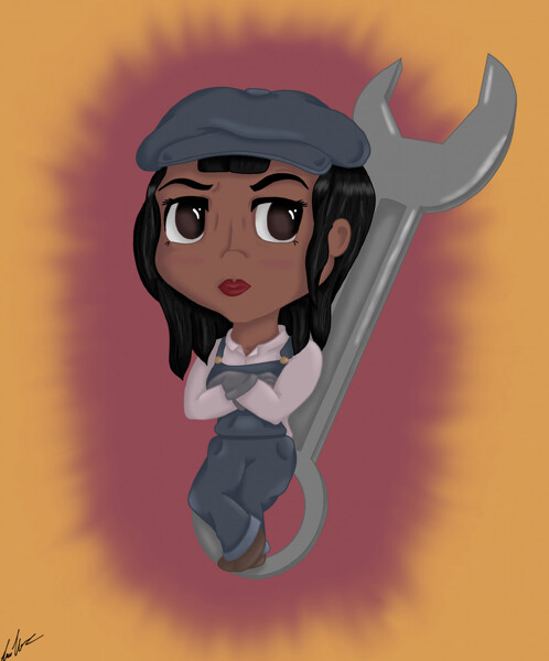 Atlantis: The Lost Empire Audrey chibi by TwoTailCreations -- Fur