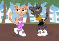 Tiger Lily and Catty Baby