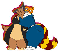 Sirius and javier in "Big hug!"