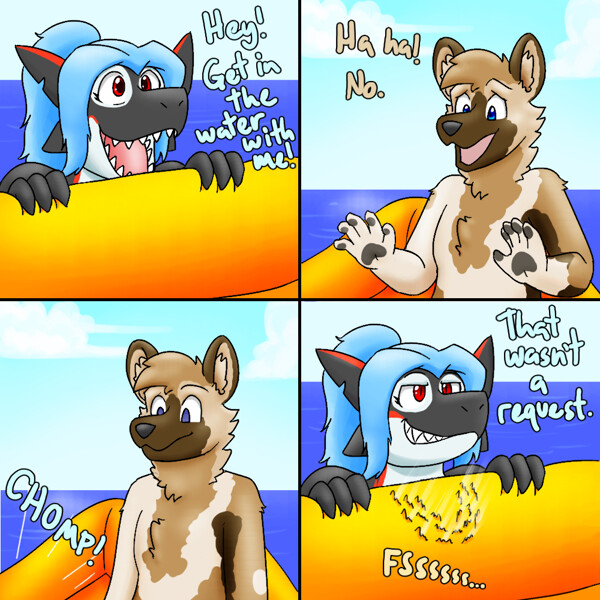 Beware of Hungry Shark (Vore) by WolfieFoox -- Fur Affinity [dot] net
