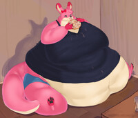 [Finished ych| 3 slot] fatty food