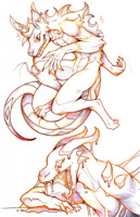 Goo and reptile wolf (colored)