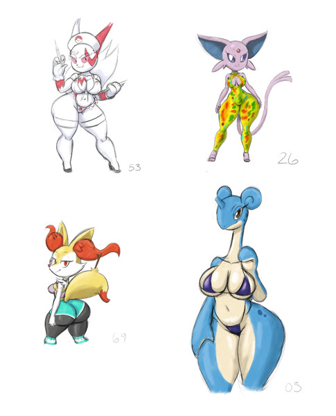 Pokémon Xenoverse Fanart (by Sketchtablet) by Rawburt_Fuzzles -- Fur  Affinity [dot] net