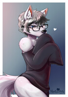 A seductive and cute look