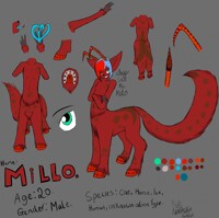 Milo reff sheet (new character)