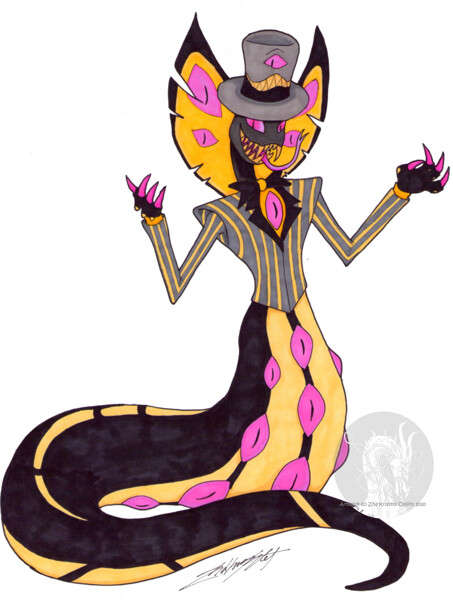 Sir Pentious - Hazbin Hotel fanart by ZhaKrisstol -- Fur Affinity [dot] net