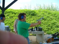 Me shooting a desert egeal 50 cal