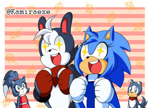 StH Sonic-Amy-Shadow-Silver Remake by kamira-exe -- Fur Affinity