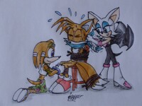 Tikal & Rouge Fun Ties Tails!